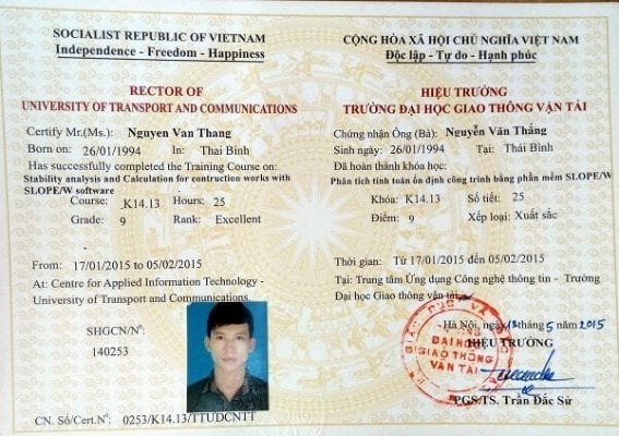 Dịch vụ làm bằng đại học Giao Thông Vận Tải toàn quốc