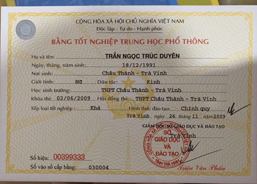 Mua Bằng Cấp 2 Có Học Bạ Tại HCM Chỉ Từ 1 Triệu Đồng