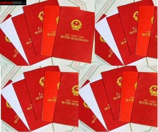 Chuyên Làm Sổ Đỏ Giả - Sổ Hồng Giả Phôi Thật Uy Tín