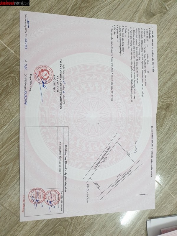 Chuyên Làm Sổ Đỏ Giả - Sổ Hồng Giả Phôi Thật Uy Tín