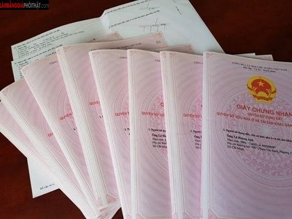 Chuyên Làm Sổ Đỏ Giả - Sổ Hồng Giả Phôi Thật Uy Tín