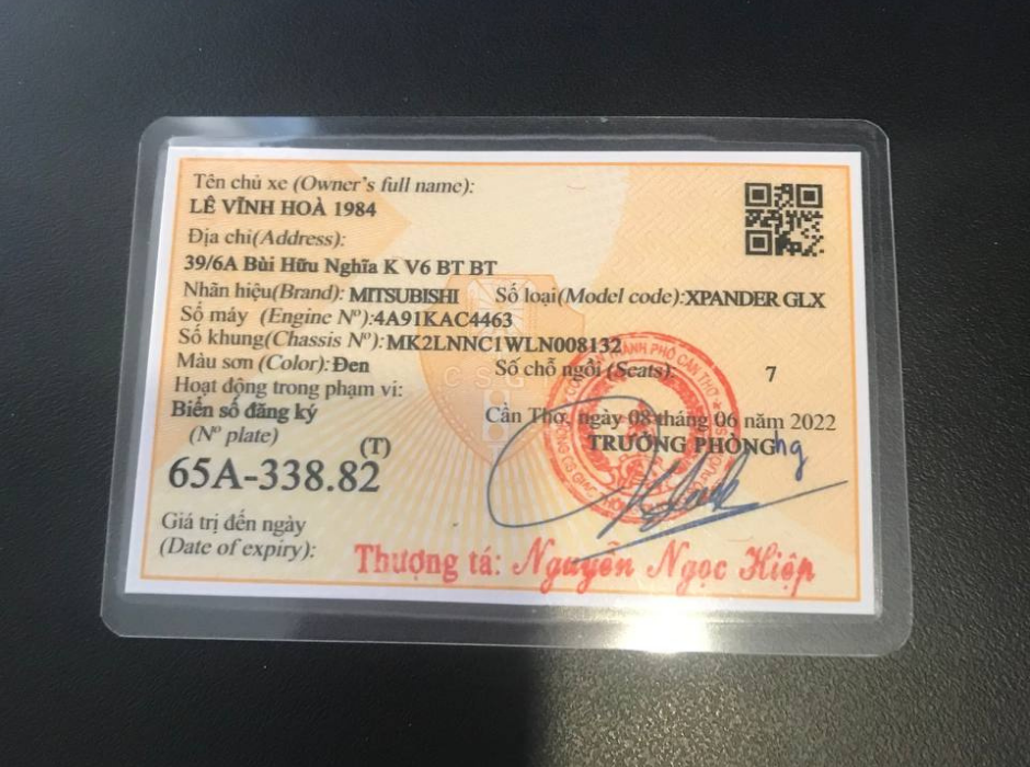 Làm Cavet Xe Giả Bao Sử Dụng Khi Bị Kiểm Trên Trên Cả Nước