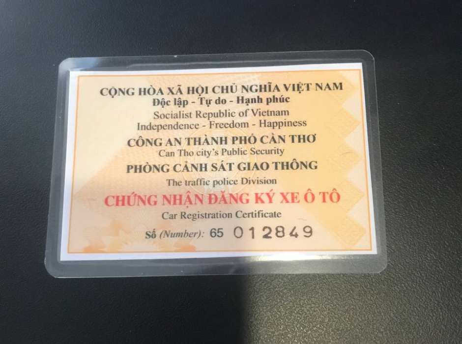 Làm Cavet Xe Giả Bao Sử Dụng Khi Bị Kiểm Trên Trên Cả Nước