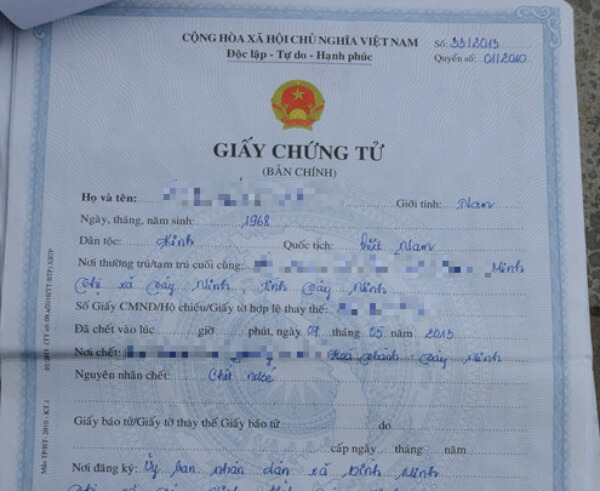 Làm Giấy Khai Tử Giả Giả Bao Sử Dụng Để Thừa Kế Tài Sản