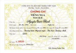 Làm Chứng Chỉ Tiếng Nga Bao Sử Dụng Để Đi Làm - Du Học