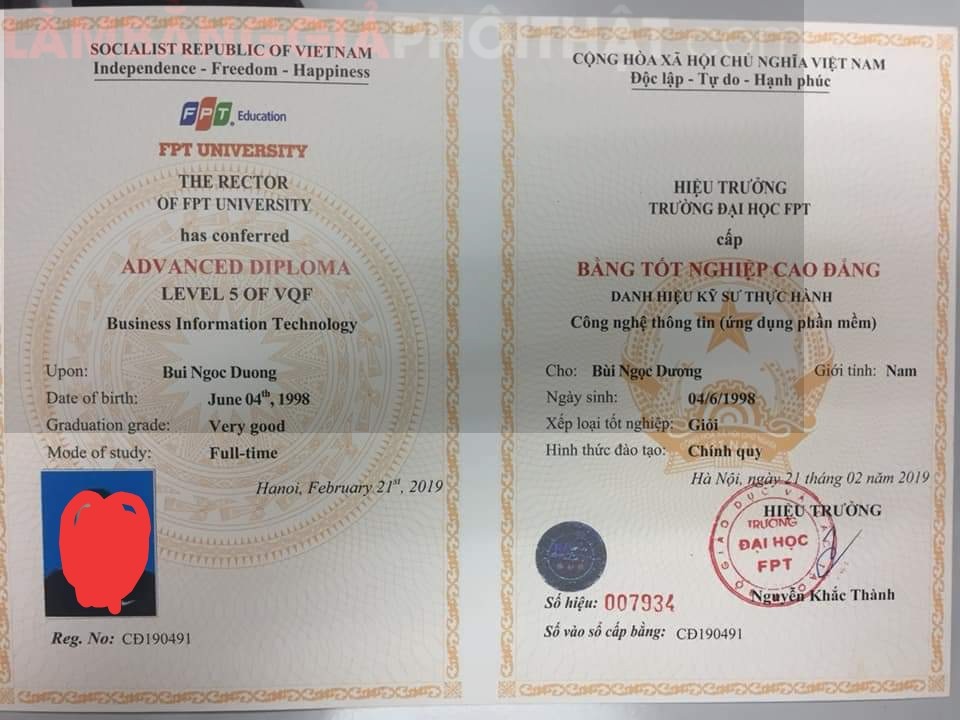Làm Bằng Đại Học FPT Chất lượng - Không Cần Đến Trường