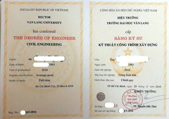 Làm Bằng Đại Học Văn Lang Có Hồ Sơ Gốc Tại Làm Bằng Giả Phôi Thật