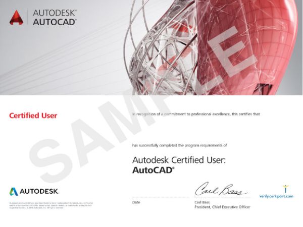 Autodesk Certified User (ACU) - Chứng chỉ AutoCAD dành cho người dùng
