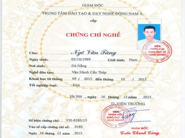 Tìm hiểu về chứng chỉ cầu trục và những lợi ích không thể bỏ qua