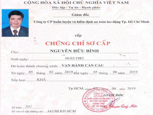 Làm chứng chỉ cầu trục tại Làm Bằng Giả Phôi Thật giá ra sao?