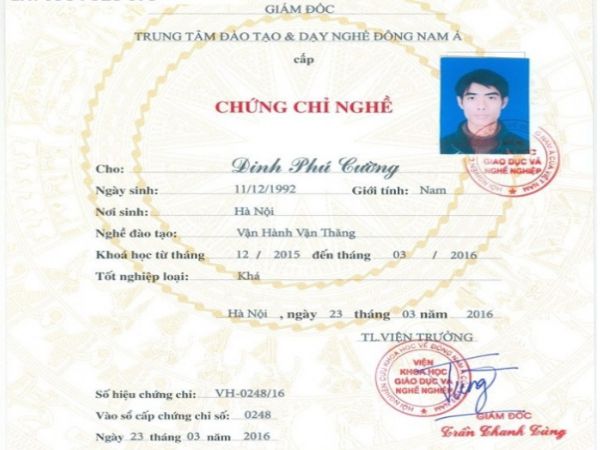 Những điều kiện để làm chứng chỉ cầu trục