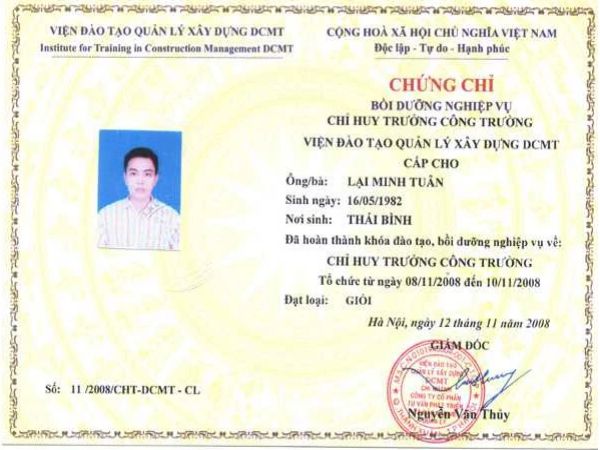 Nắm bắt khái niệm chứng chỉ chỉ huy trưởng là gì?