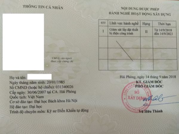 Các bước làm chứng chỉ giám sát cơ điện lấy ngay tại Làm Bằng Giả Phôi Thật