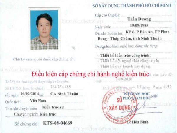 Làm chứng chỉ hành nghề Kiến Trúc Sư lấy ngay tại Làm Bằng Giả Phôi Thật