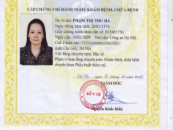 Các loại chứng chỉ hành nghề Y đang được làm tại Làm Bằng Giả Phôi Thật