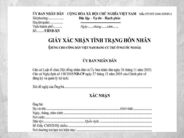 Làm Giấy Chứng Nhận Độc Thân Giả Như Thật Trên Toàn Quốc
