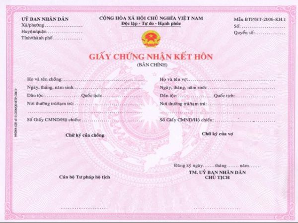 Làm Giấy Đăng Ký Kết Hôn Giả Không Cần Sổ Hộ Khẩu