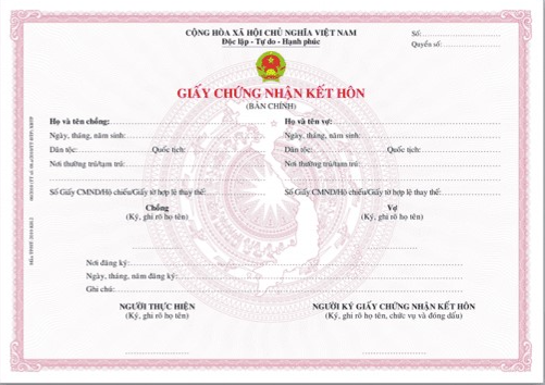 Làm Giấy Đăng Ký Kết Hôn Giả Không Cần Sổ Hộ Khẩu