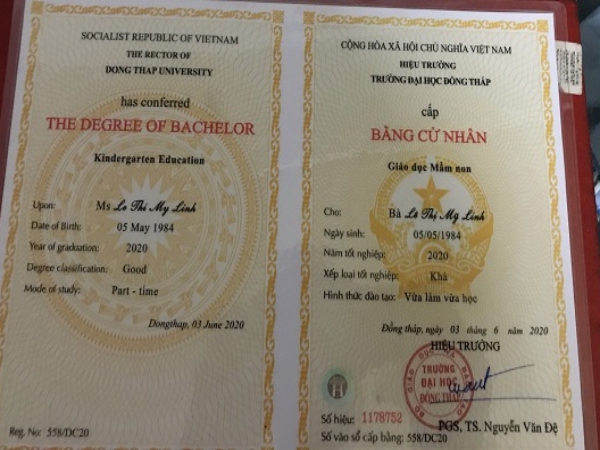 Vậy bằng cử nhân có phải là bằng đại học không ?