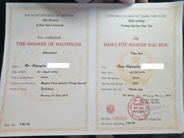 Dịch Vụ Làm Bằng Đại Học Đà Nẵng Có Giá Trị Sử Dụng Cao Trên Thị Trường