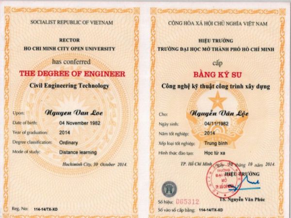 Làm Bằng Đại Học Mở Kèm Hồ Sơ Gốc Tại Trường Bao Sử Dụng