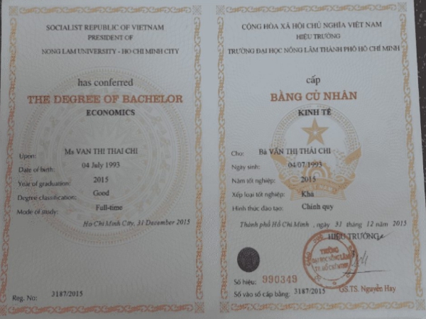 Làm Bằng Đại Học Nông Lâm Đầy Đủ Hồ Sơ Gốc Tại Trường