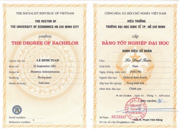 Làm Bằng Giỏi Đại Học Đầy Đủ Hồ Sô Gốc Tại Trường An Toàn