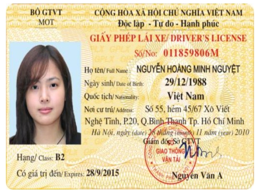 Cách Xác Định Bằng Lái Xe Ô Tô Thật Giả