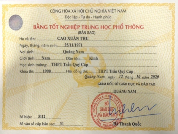 Bị Mất Bằng Có Thể Xin Làm Lại Bằng Cấp 3 Được Không?