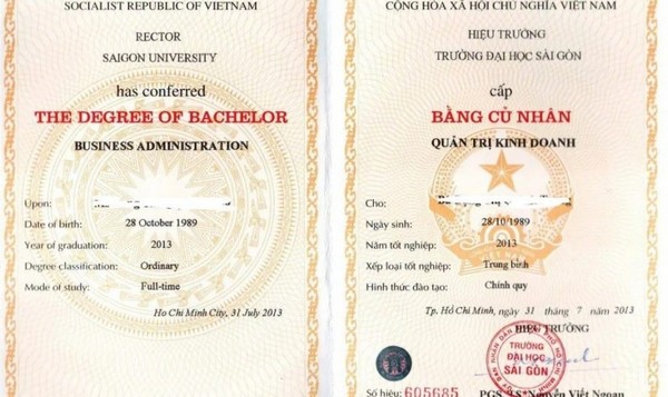 Khi Làm Bằng Đại Học Sài Gòn Cần Lưu Ý Gì?