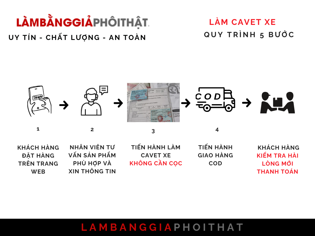 Làm Cavet Xe Giả Bao Sử Dụng Khi Bị Kiểm Trên Trên Cả Nước
