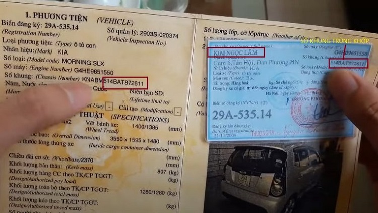Làm Giấy Đăng Kiểm Giả Đầy Đủ Sổ Đăng Kiểm Bao Lưu Thông