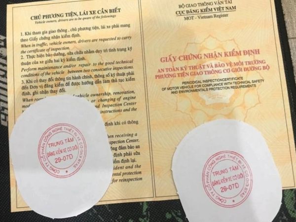 Làm Giấy Đăng Kiểm Giả Đầy Đủ Sổ Đăng Kiểm Bao Lưu Thông