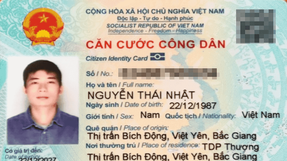 Làm CCCCD Giả
